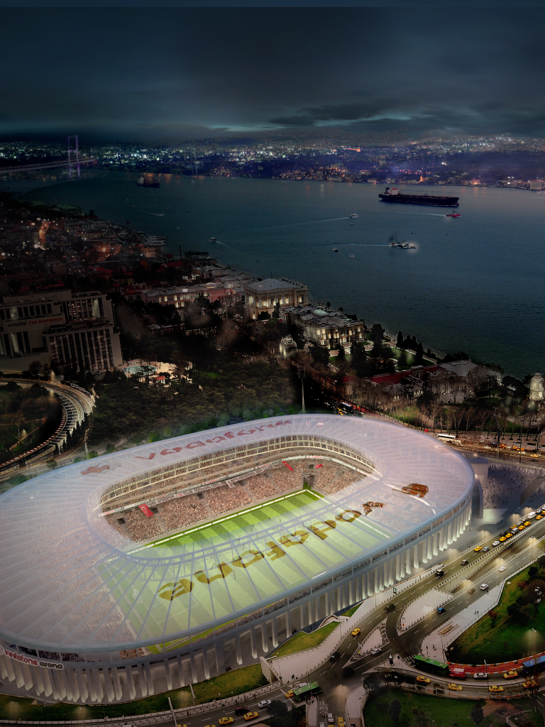 Vodafone Arena in Istanbul, Tukey
