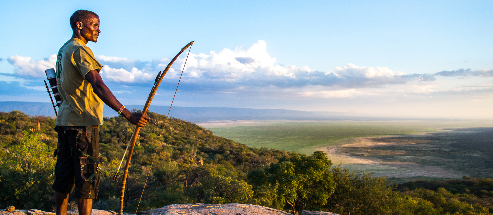 Hadza and Datooga communities live in the Yaeda Valley. Traditionally, they are the guardians of the forest.