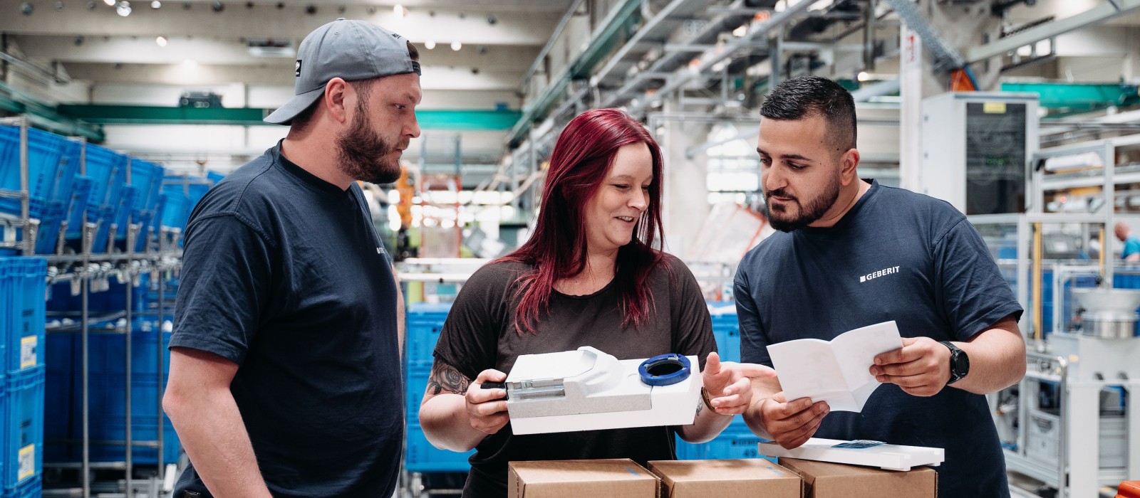 Sarah Berner leitet in der Produktion in Pottenbrunn ein 24-köpfiges Team.